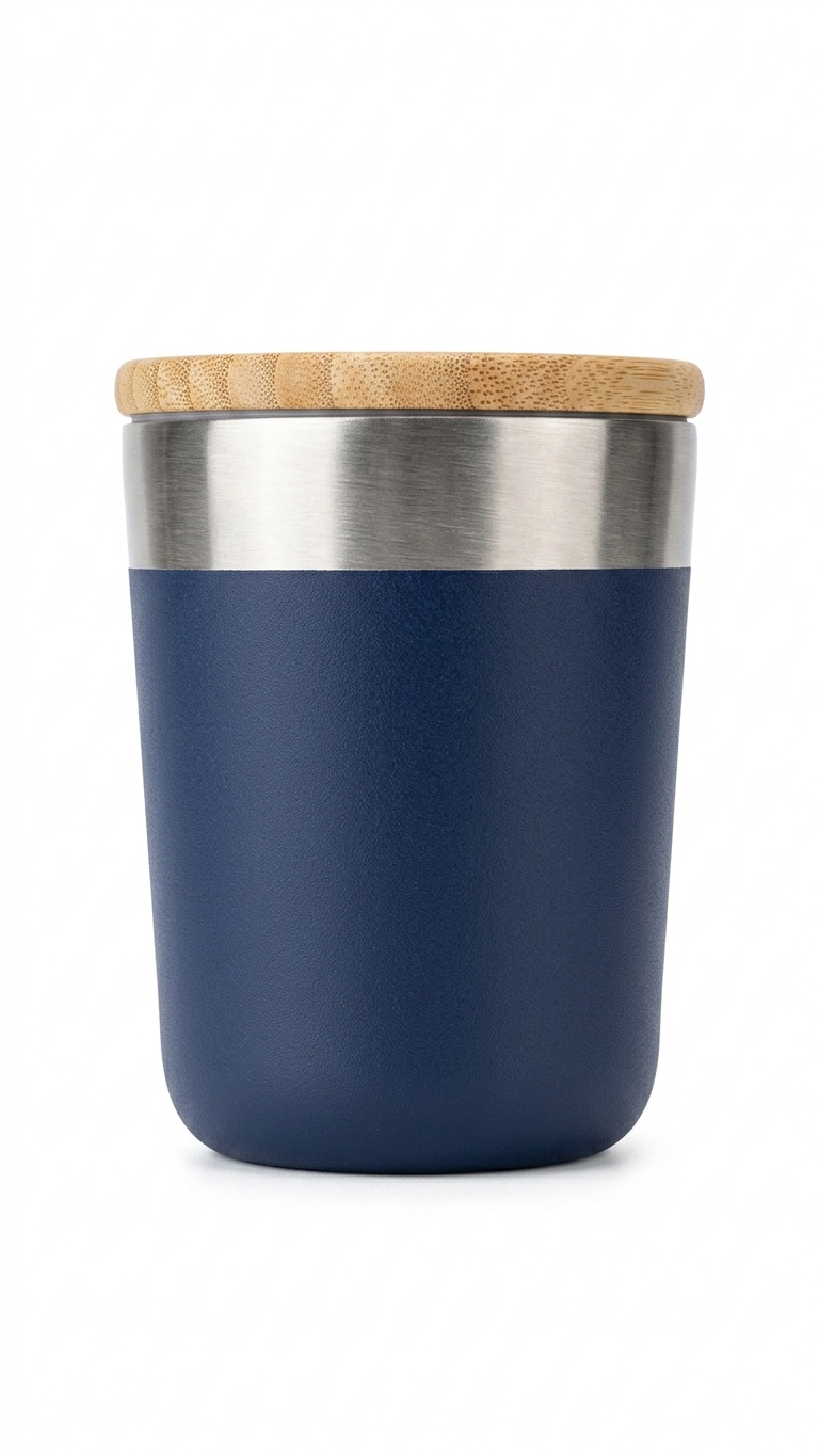 ELARA - Navy Blue Bottle Tumbler Gift Set